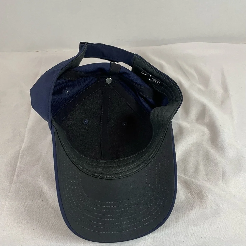 Nike Legacy91 Dri Fit Baseball Cap Hat Blue Mens OSFM Adjustable Logo